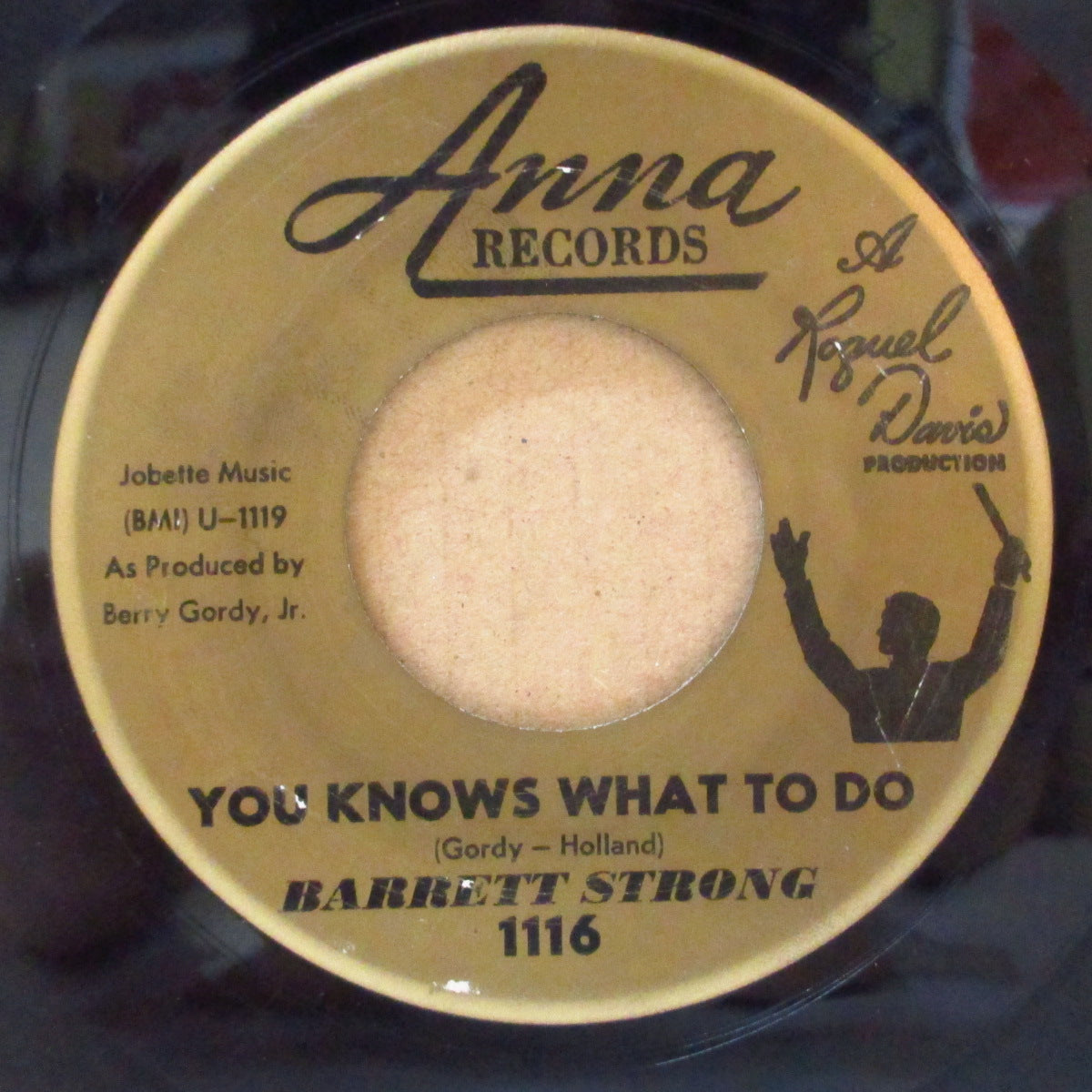 BARRETT STRONG (バレット・ストロング)  - Yes, No, Maybe So (US Orig.7"/Anna-1116)