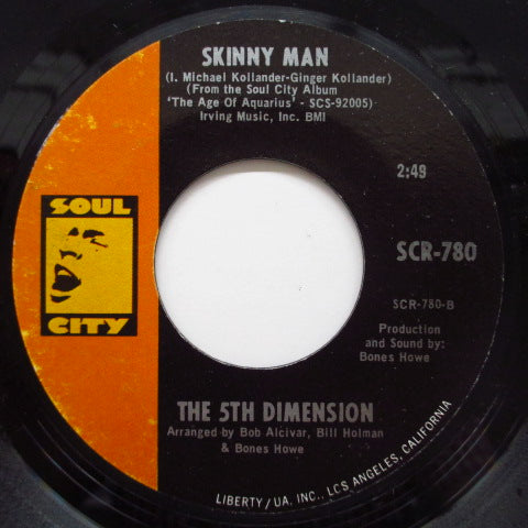 5TH DIMENSION - Blowing Away / Skinny Man (US Orig.7")
