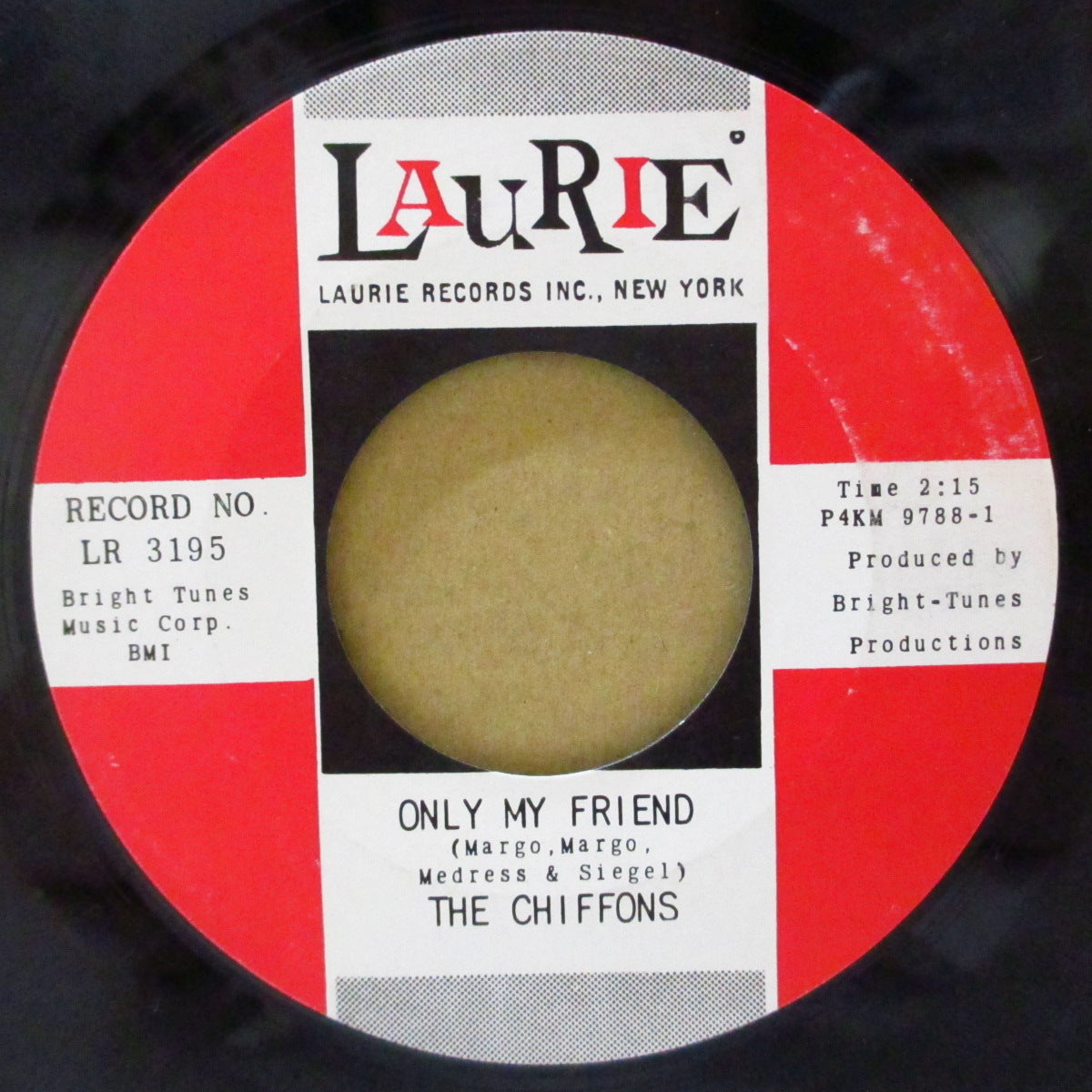 CHIFFONS (シフォンズ)  - A Love So Fine (US 60's Reissue 7" / LR-3195)