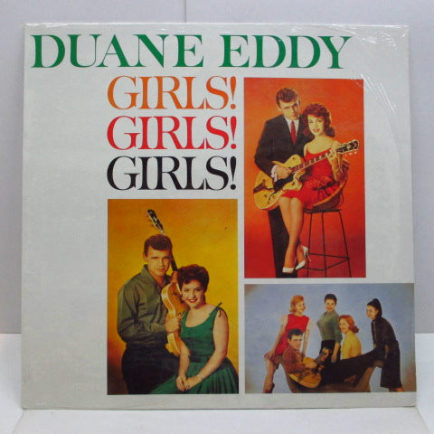 DUANE EDDY - Girls ! Girls ! Girls ! (German '86 Re White Vinyl Stereo LP)