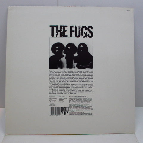 FUGS (ザ・ファグス) - Golden Filth (UK 80's Re LP/Barcode CVR)