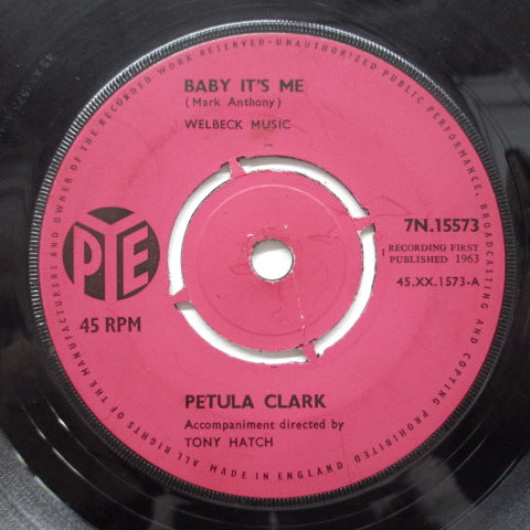 PETULA CLARK - Baby It's Me (UK Orig/Round Center)