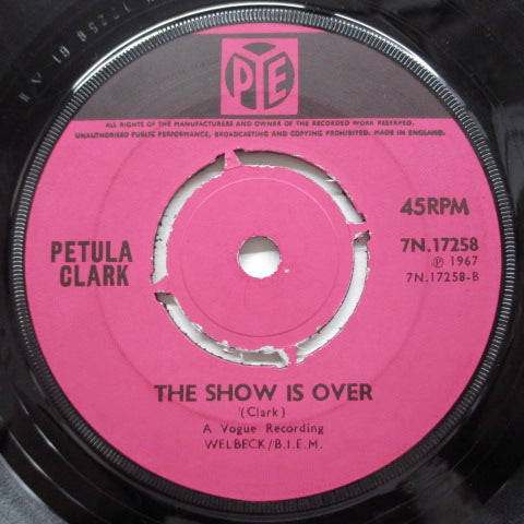 PETULA CLARK - This Is My Song (UK Orig/Round Center)