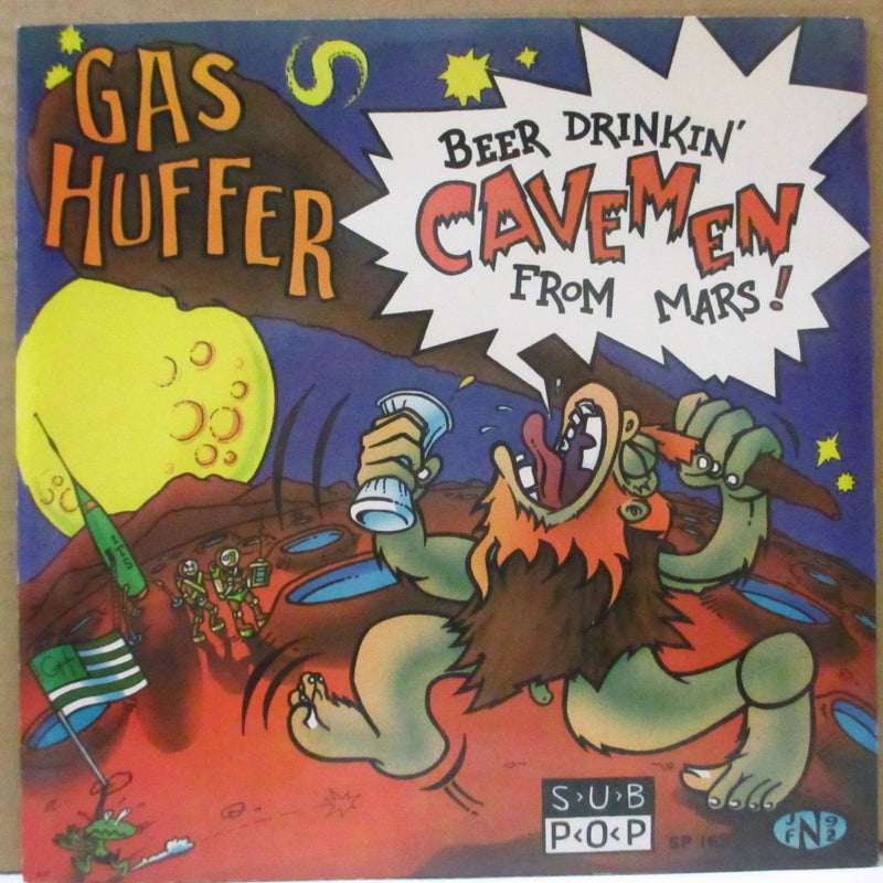 GAS HUFFER (ガス・ハファー)  - Hot Cakes! (US Limited Clear Blue Vinyl 7")