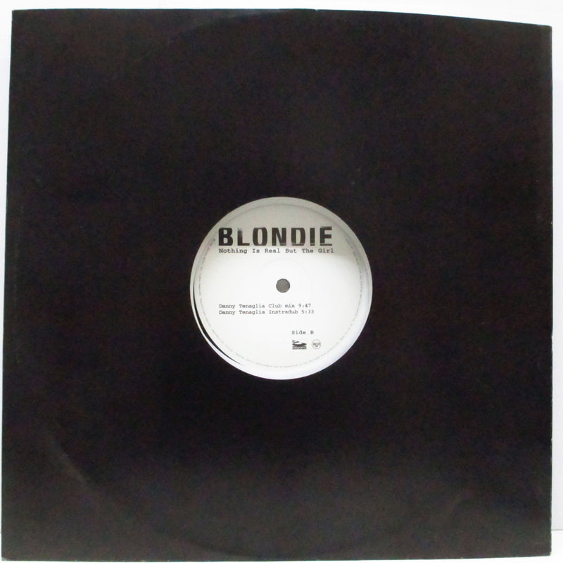 BLONDIE (ブロンディ)  - Nothing Is Real But The Girl (UK プロモオンリー 12"/ステッカー付ダイカットジャケ）