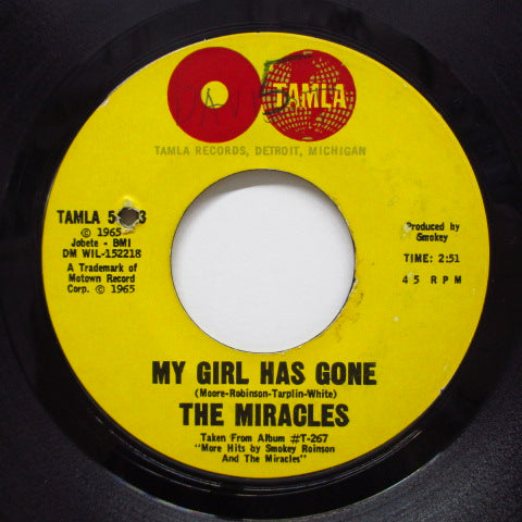 MIRACLES (SMOKEY ROBINSON & THE) - My Girl Has Gone (Orig)