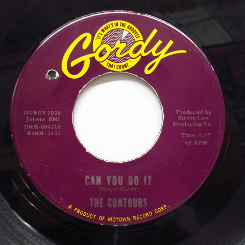 CONTOURS - Can You Do It / I'll Stand By (You) (Orig)