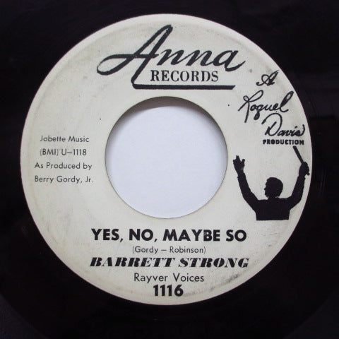 BARRETT STRONG - Yes, No, Maybe So (Promo)