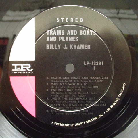 BILLY J.KRAMER WITH THE DAKOTAS - Trains & Boats & Planes (US Orig.Stereo LP)