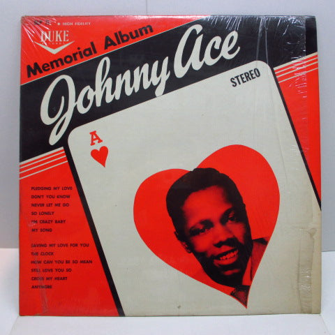 JOHNNY ACE - Memorial Album For Johnny Ace (US '61 Re Stereo LP/Stereo Print Matt CVR)