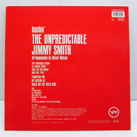 JIMMY SMITH (ジミー・スミス)  - Bashin' The Unpredictable (GERMAN RE Stereo/Barcode)