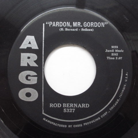 ROD BERNARD - Pardon, Mr.Gordon (Argo-5327)