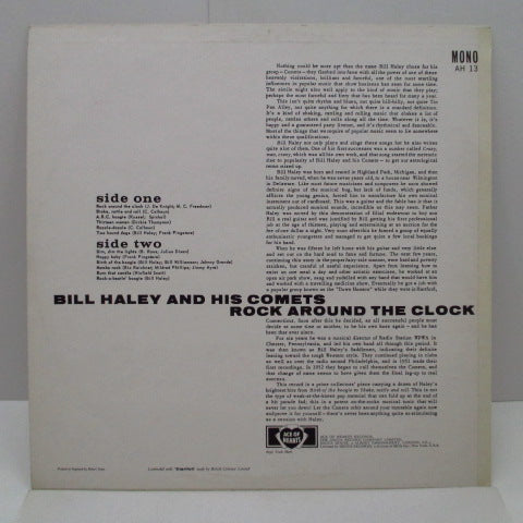 BILL HALEY & HIS COMETS (ビル・ヘイリー＆ヒズ・コメッツ)  - Rock Around The Clock (UK '61 Re Mono LP/CS)