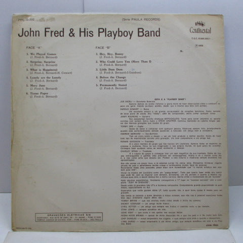 JOHN FRED AND HIS PLAYBOY BAND - Permanently Stated (Brasil Orig.LP)