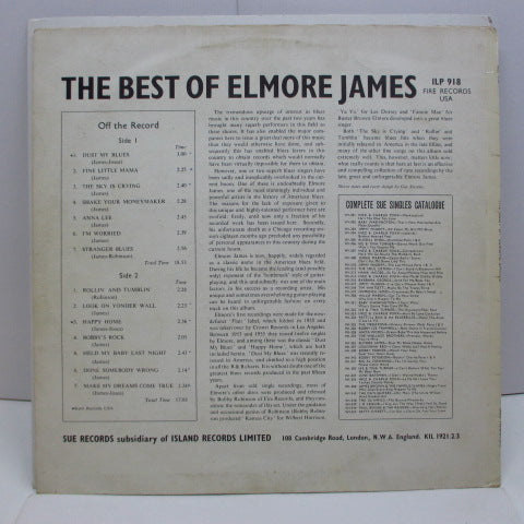 ELMORE JAMES - The Best Of Elmore James (UK SUE Orig.Mono/CS)