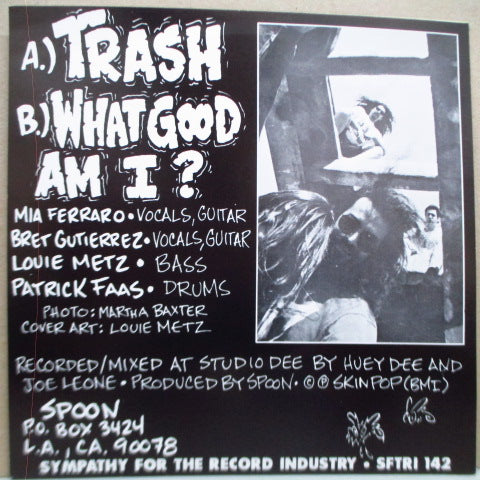 SPOON - Trash (US Orig.Purple Marble Vinyl 7")