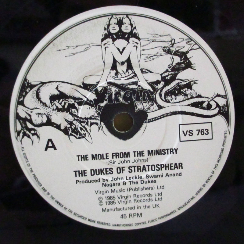 DUKES OF STRATOSPHEAR, THE (ザ・デュークス・オブ・ストラトスフィア)  - The Mole From The Ministry (UK オリジナル 7インチ+ダイカットスリーブ)