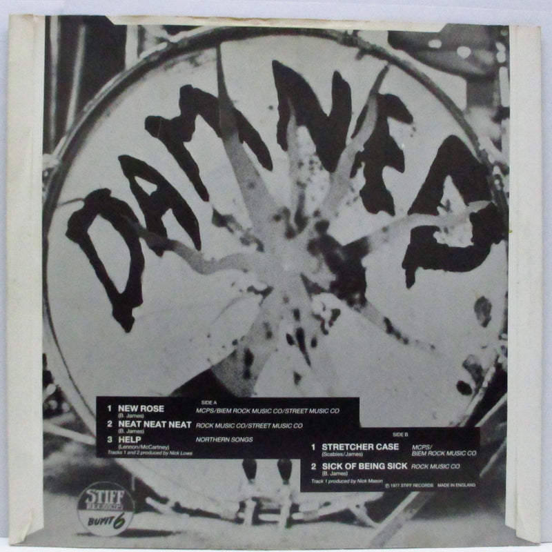 DAMNED, THE (ダムド)  - New Rose (UK '86 限定再発ホワイトヴァイナル 12"/BUYIT-6)