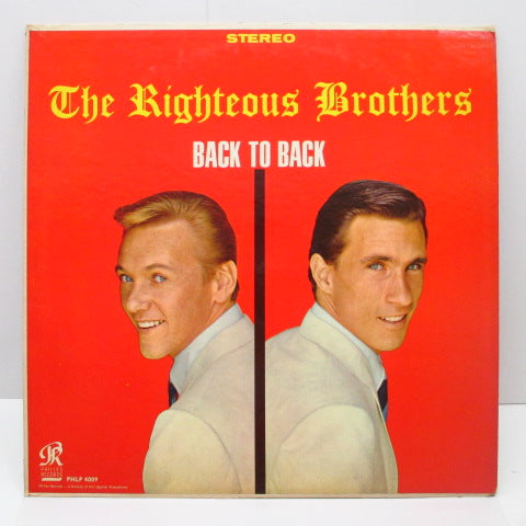 RIGHTEOUS BROTHERS - Back To Back (US Capitol Record Club STEREO)