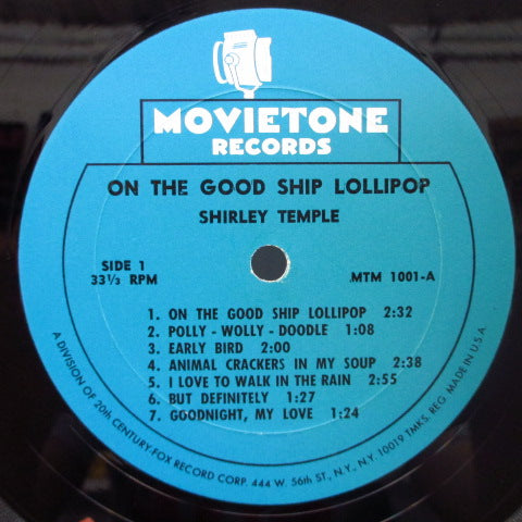 SHIRLEY TEMPLE-On The Good Ship Lollipop