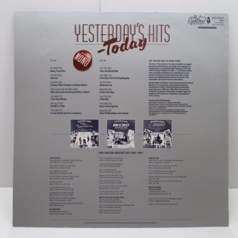 V.A. (フィル・スペクター・コンピ) - Yesterday's Hits-Today：Phil Spector Wall Of Sound Vol.4 (UK オリジナル・モノラル LP/光沢ジャケ)