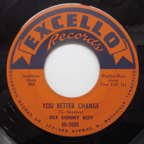 OLE SONNY BOY - You Better Change (US Orig)
