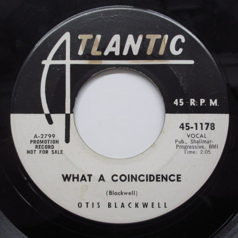 OTIS BLACKWELL - What A Coincidence (US Promo)