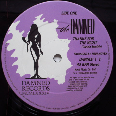 DAMNED, THE (ザ ・ダムド) - Thanks For The Night +2 (UK オリジナル 12")