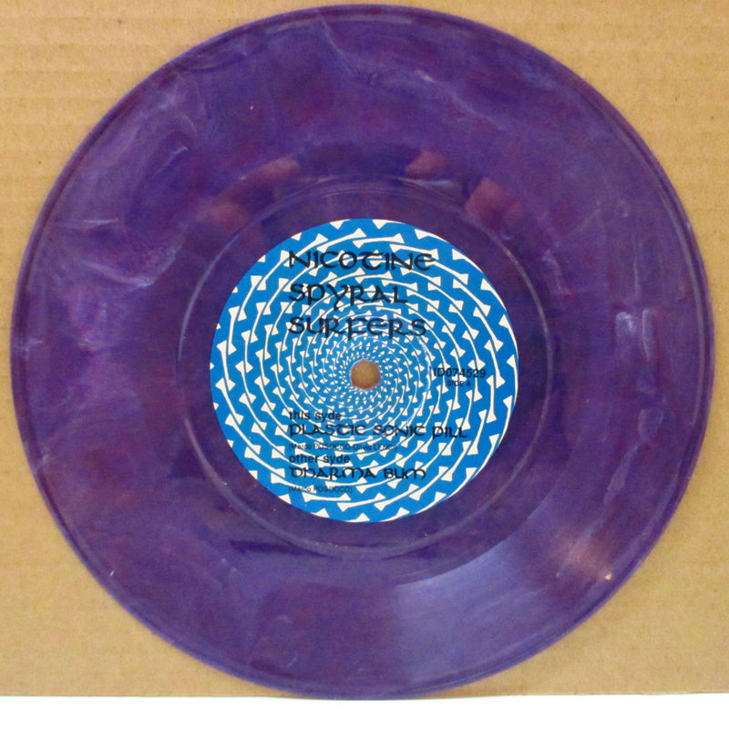 NICOTINE SPYRAL SURFERS (ニコチン・スパイラル・サーファーズ)  - Plastic Sonic Pill (US Orig.Purple Vinyl 7")