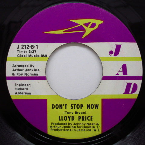 LLOYD PRICE - Don’t Stop Now / The Truth