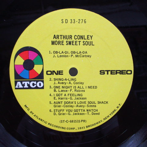 Arthur Conley - More Sweet Soul (US Orig Stereo.LP)