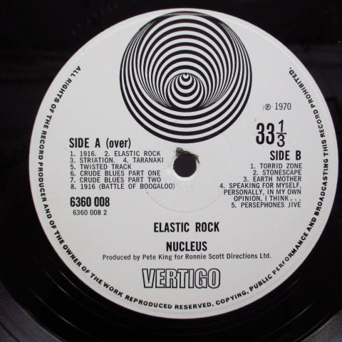 NUCLEUS - Elastic Rock (UK:Orig.)