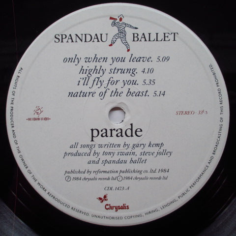 SPANDAU BALLET-Parade (UK Orig.LP)