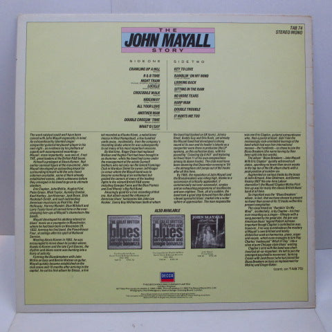 JOHN MAYALL (ジョン・メイオール) - The John Mayall Story Volume One (UK Orig.)