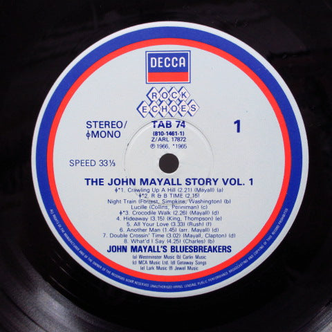 JOHN MAYALL (ジョン・メイオール) - The John Mayall Story Volume One (UK Orig.)