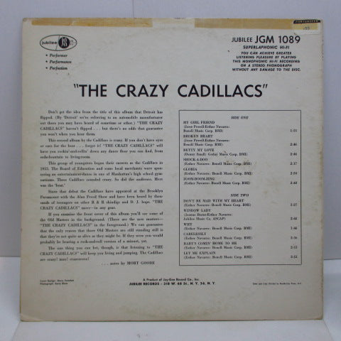 CADILLACS (キャディラックス) - The Crazy Cadillacs (US Orig.Mono LP)