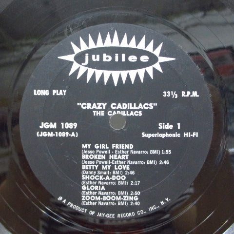 CADILLACS (キャディラックス)   - The Crazy Cadillacs (US Orig.Mono LP)