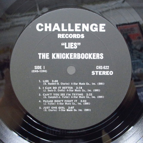 KNICKERBOCKERS - Lies (US Orig.Stereo LP）