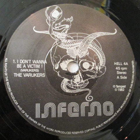 VARUKERS, THE - I Don't Wanna Be A Victim! (UK Re 7")