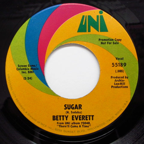BETTY EVERETT - Sugar (Promo)