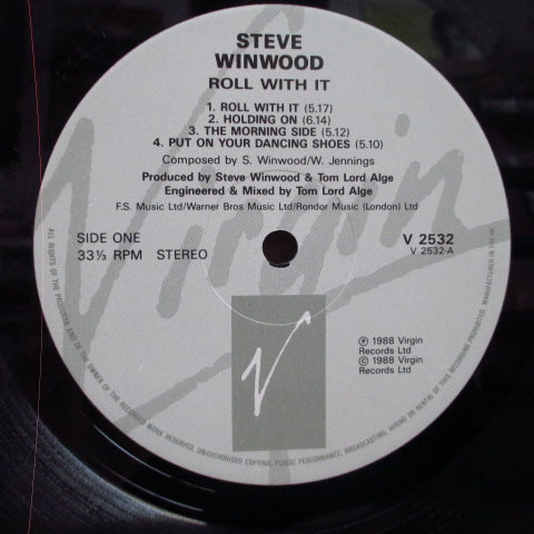 STEVE WINWOOD - Roll With It (UK Orig.LP+Inner)