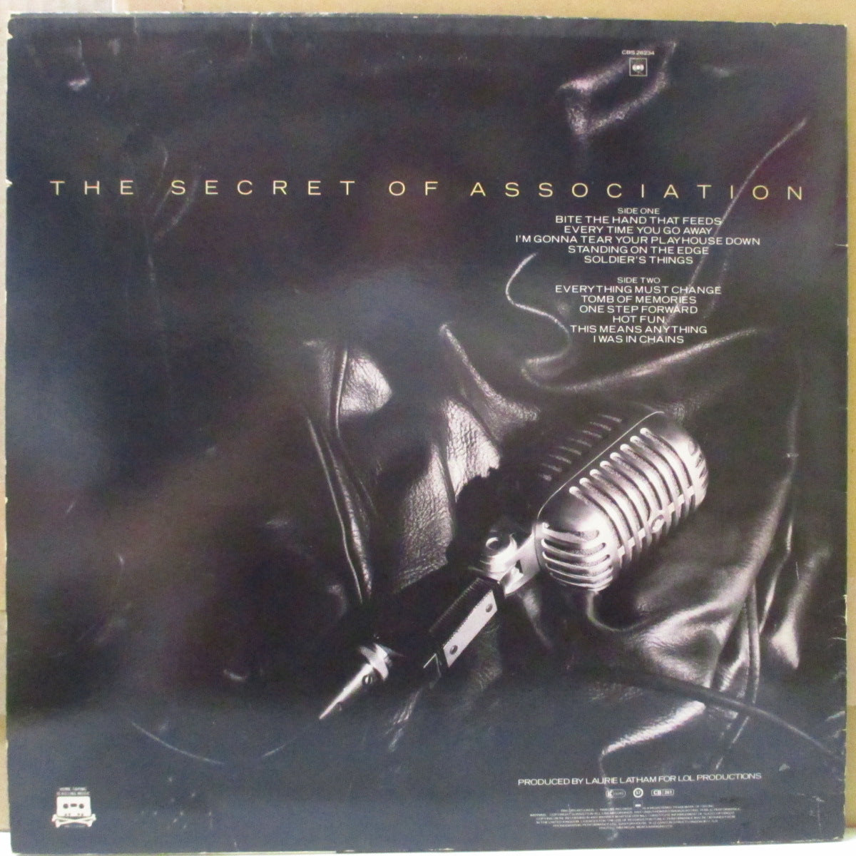 PAUL YOUNG  (ポール・ヤング)  - The Secret Of Association (EU オリジナル LP+光沢ソフト紙インナー, オーダーシート/光沢ジャケ)