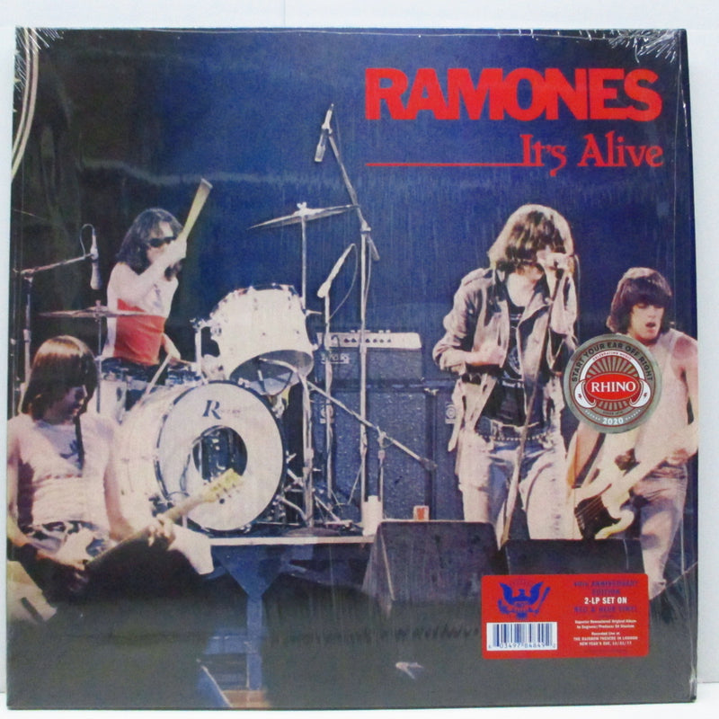 RAMONES (ラモーンズ)  - It's Alive (EU '20限定再発「レッド＆ブルーヴァイナル」 2xLP/2xステッカー付見開ジャケ)
