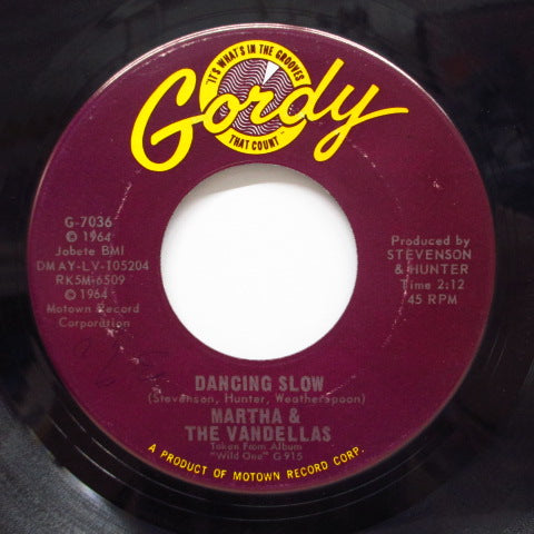 MARTHA & THE VANDELLAS - Wild One / Dancing Slow (Orig)