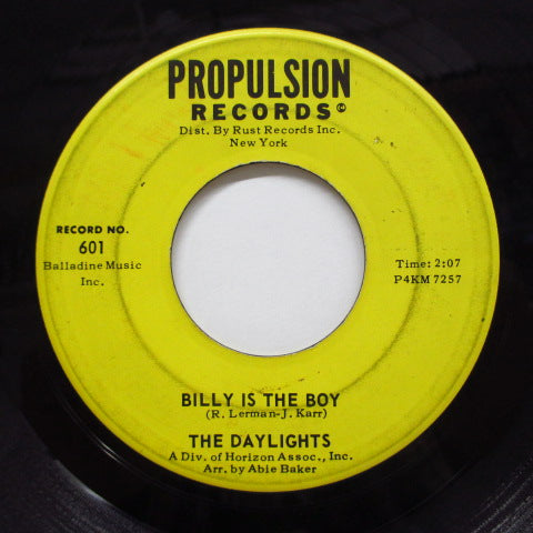 DAYLIGHTS - Billy Is The Boy (Orig.Yellow Label)