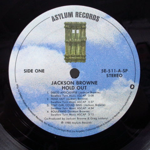 JACKSON BROWNE (ジャクソン・ブラウン)  - Hold Out (US Orig.LP)