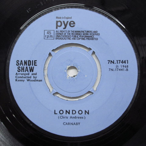 SANDIE SHAW (サンディ・ショー)  - Today (UK 2nd Press / Round Center)