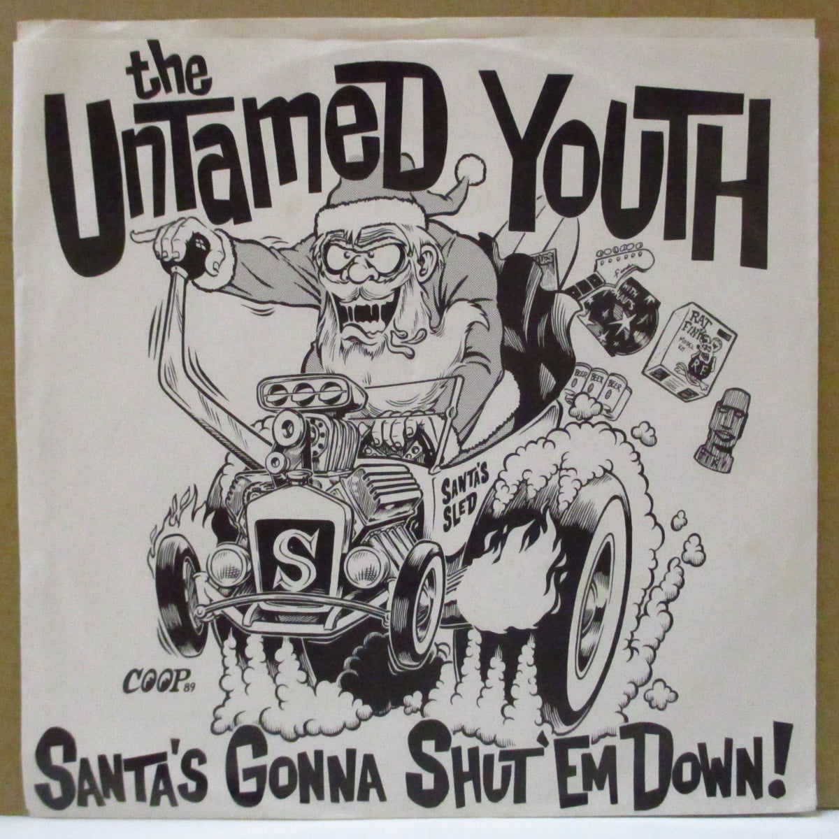 UNTAMED YOUTH, THE (ジ・アンテイムド・ユース)  - Santa's Gonna Shut 'Em Down! (US Orig.7")