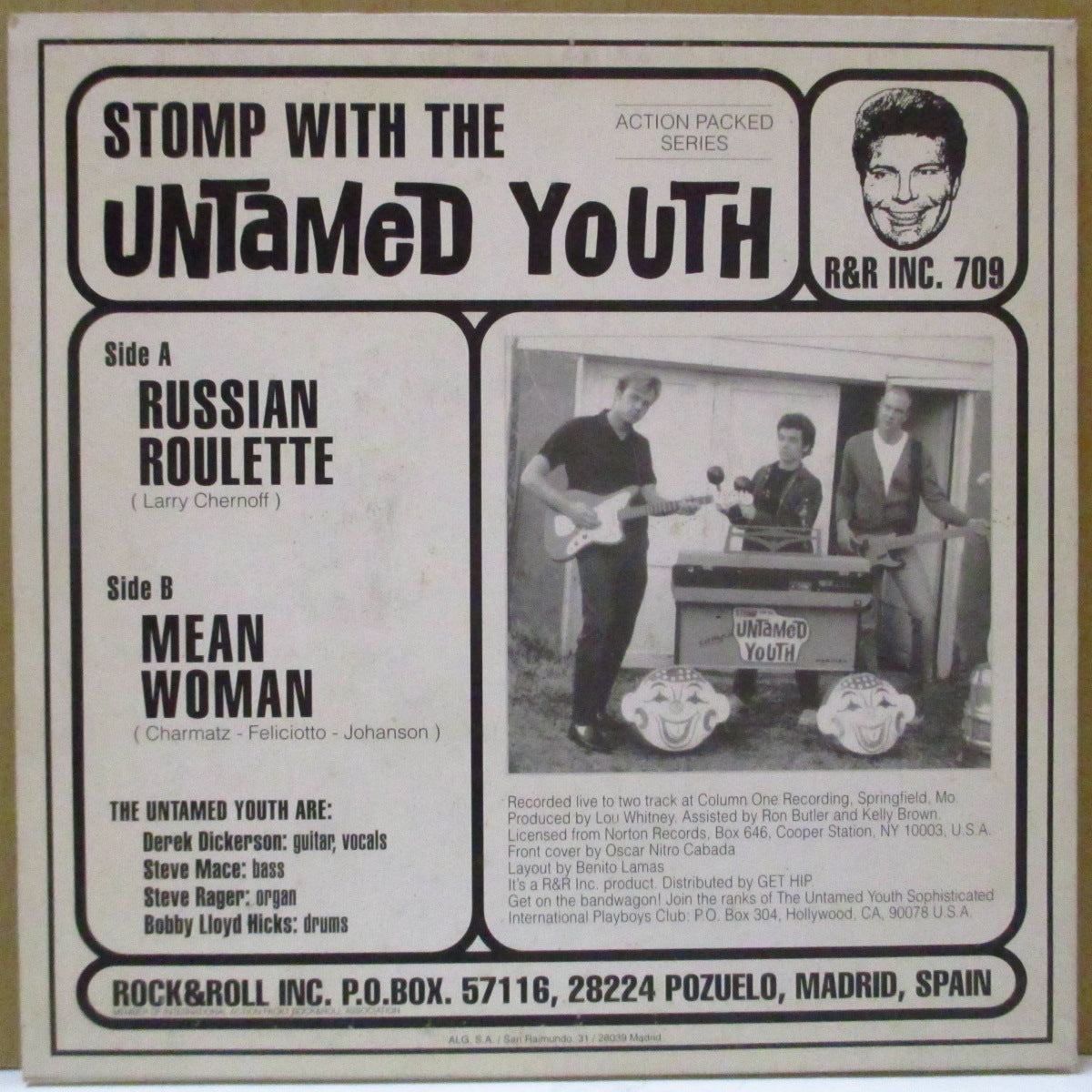 UNTAMED YOUTH, THE (ジ・アンテイムド・ユース)  - Russian Roulette (Spain Orig.7")