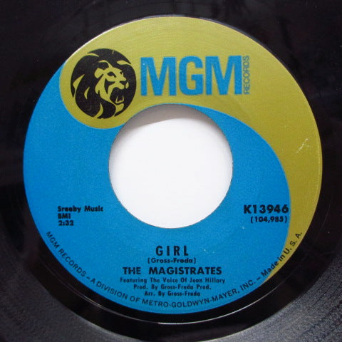 MAGISTRATES - Girl / Here Comes The Judge (Orig)